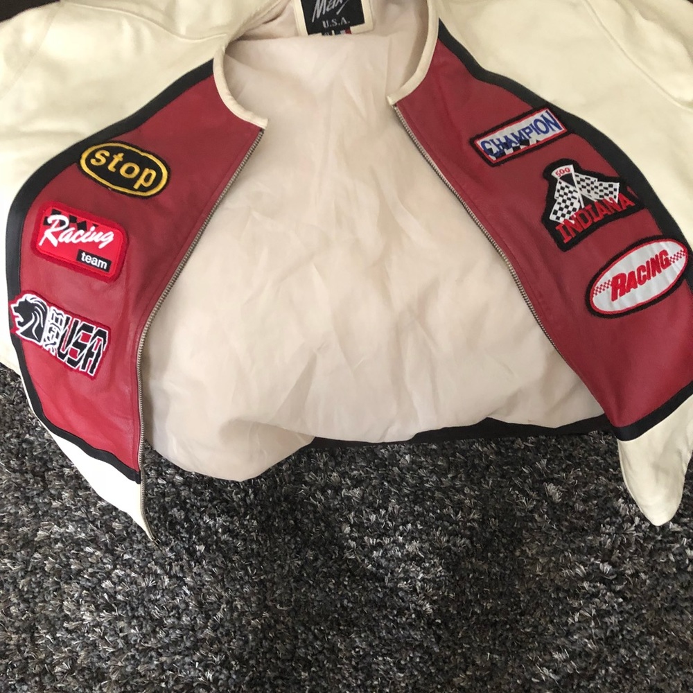 Leather Motorcycle Jacket - Picture 6 of 6